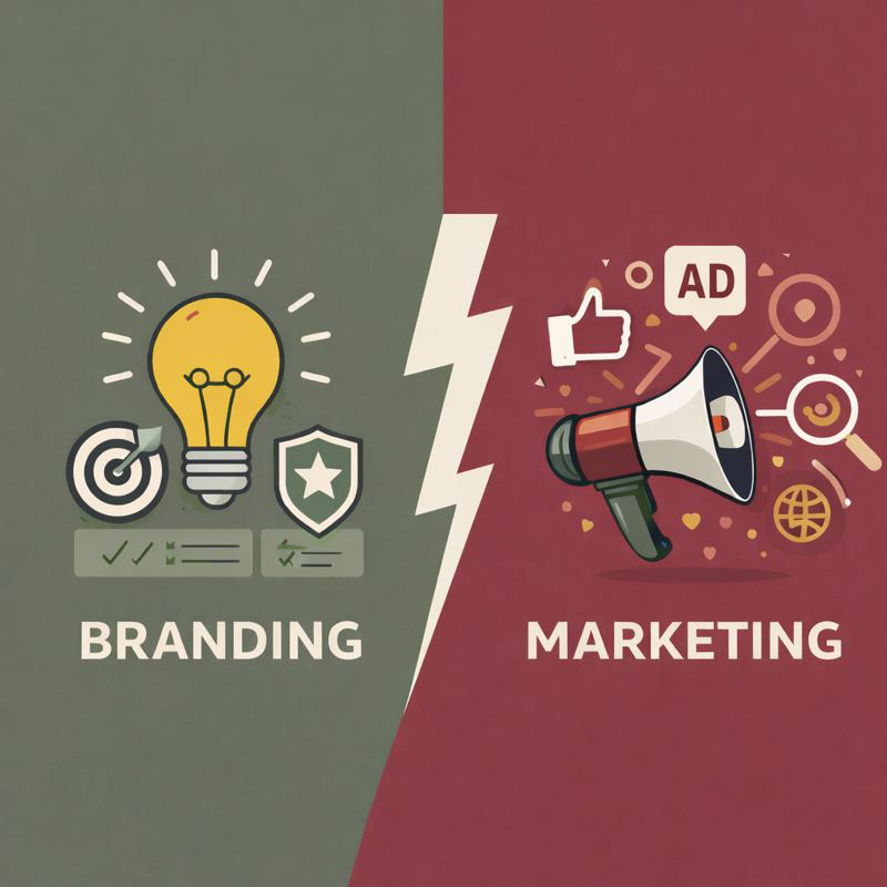 Branding vs. Marketing: What Most Businesses Get Wrong (And Why It Costs Them) - Annette C. Sage